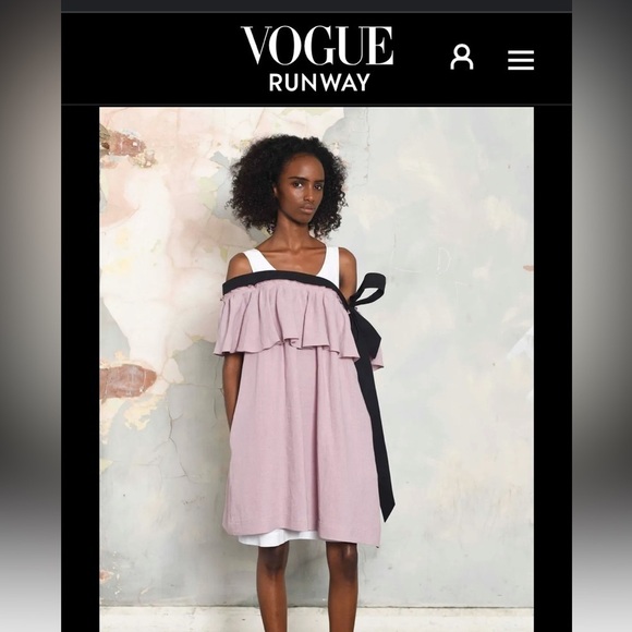 ✨ Isa Arfen Mali Baby Mini Dress – Linen Designer Statement - Picture 16 of 16